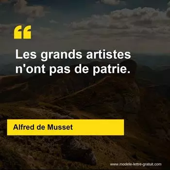 Citation Alfred de Musset