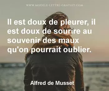 Citation de Alfred de Musset
