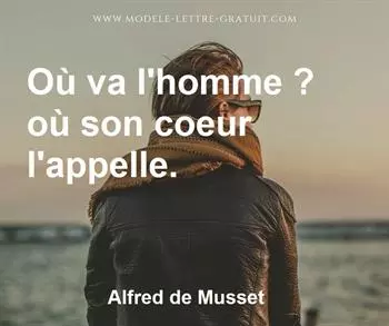 Citation de Alfred de Musset