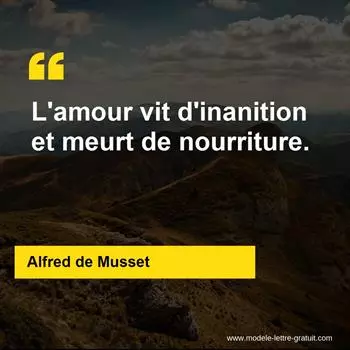 Citation Alfred de Musset