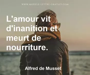 Citation de Alfred de Musset