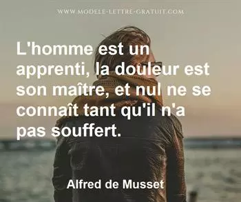 Citation de Alfred de Musset