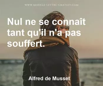 Citation de Alfred de Musset