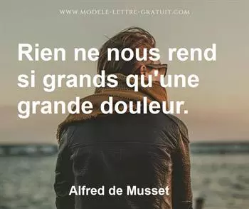 Citation de Alfred de Musset