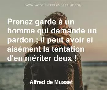 Citation de Alfred de Musset
