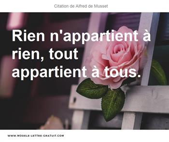 Citations Alfred de Musset