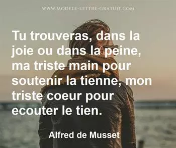Citation de Alfred de Musset