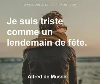 Citation de Alfred de Musset