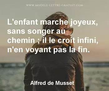 Citation de Alfred de Musset
