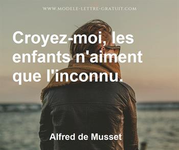 Citation de Alfred de Musset