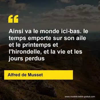 Citation Alfred de Musset