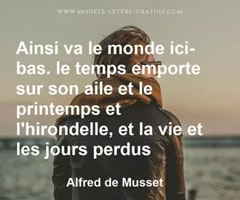 Citation de Alfred de Musset