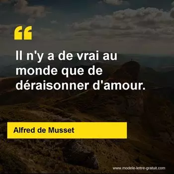 Citation Alfred de Musset