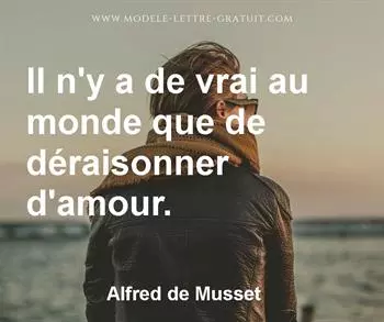 Citation de Alfred de Musset