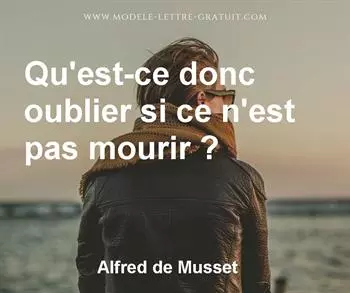 Citation de Alfred de Musset