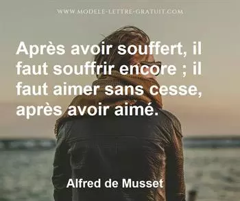 Citation de Alfred de Musset