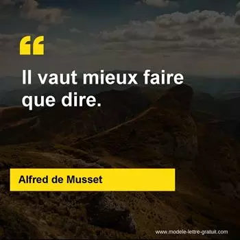 Citation Alfred de Musset