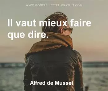 Citation de Alfred de Musset