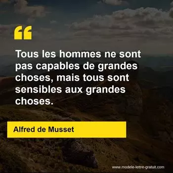 Citation Alfred de Musset