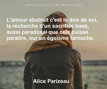 Citation de Alice Parizeau