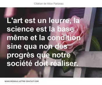 Citations Alice Parizeau