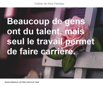 Citations Alice Parizeau