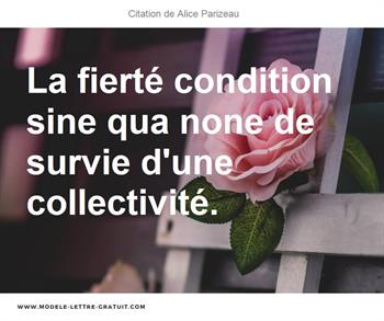 Citations Alice Parizeau