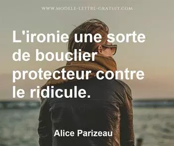 Citation de Alice Parizeau