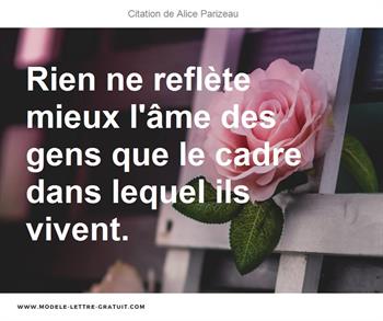 Citations Alice Parizeau