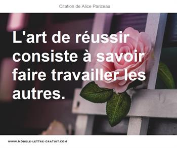 Citations Alice Parizeau