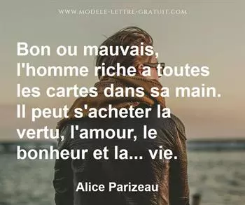 Citation de Alice Parizeau