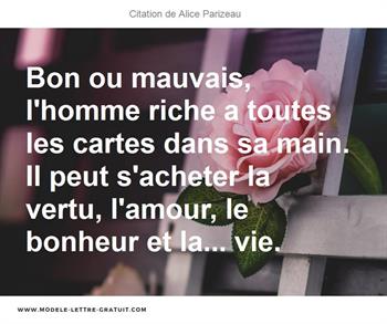 Citations Alice Parizeau