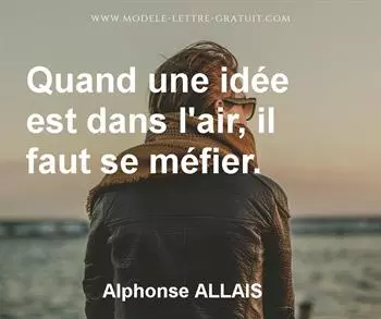Citation de Alphonse ALLAIS