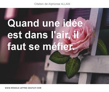 Citations Alphonse ALLAIS