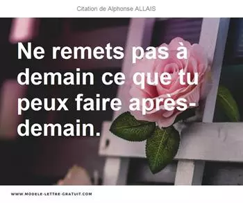 Citations Alphonse ALLAIS