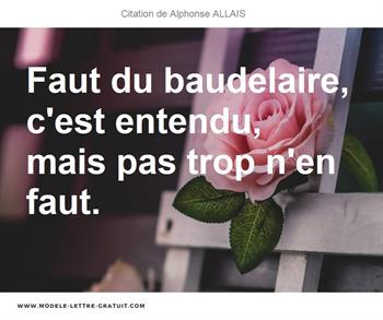 Citations Alphonse ALLAIS