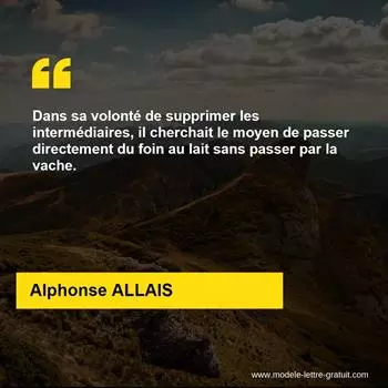 Citation Alphonse ALLAIS