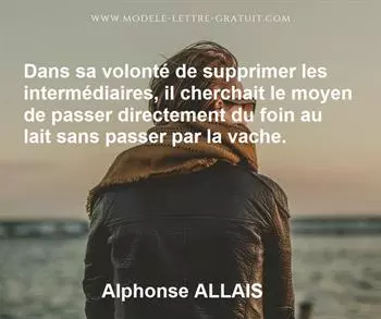 Citation de Alphonse ALLAIS