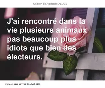 Citations Alphonse ALLAIS