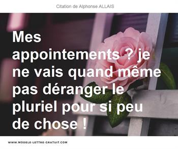Citations Alphonse ALLAIS