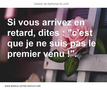 Citations Alphonse ALLAIS
