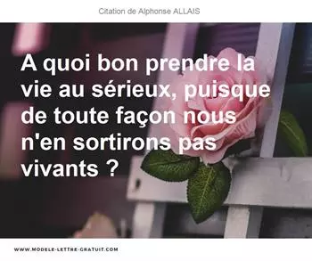 Citations Alphonse ALLAIS