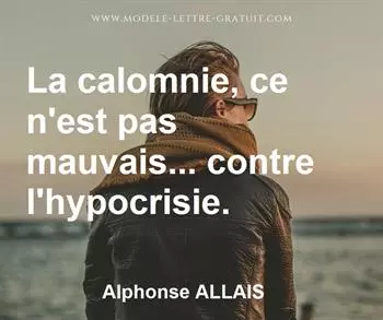 Citation de Alphonse ALLAIS