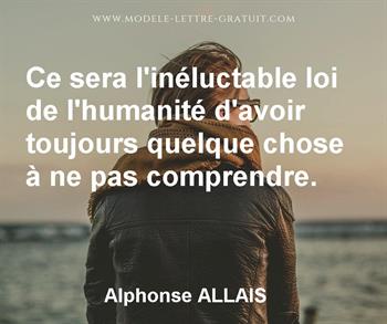Citation de Alphonse ALLAIS