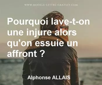 Citation de Alphonse ALLAIS