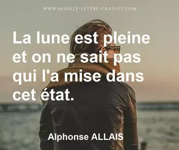 Citation de Alphonse ALLAIS