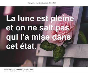 Citations Alphonse ALLAIS