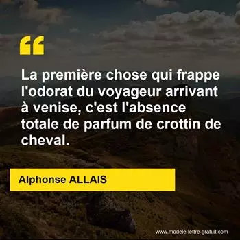 Citation Alphonse ALLAIS