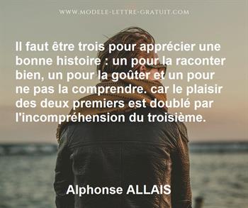 Citation de Alphonse ALLAIS