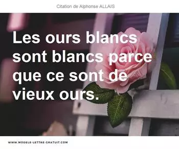 Citations Alphonse ALLAIS